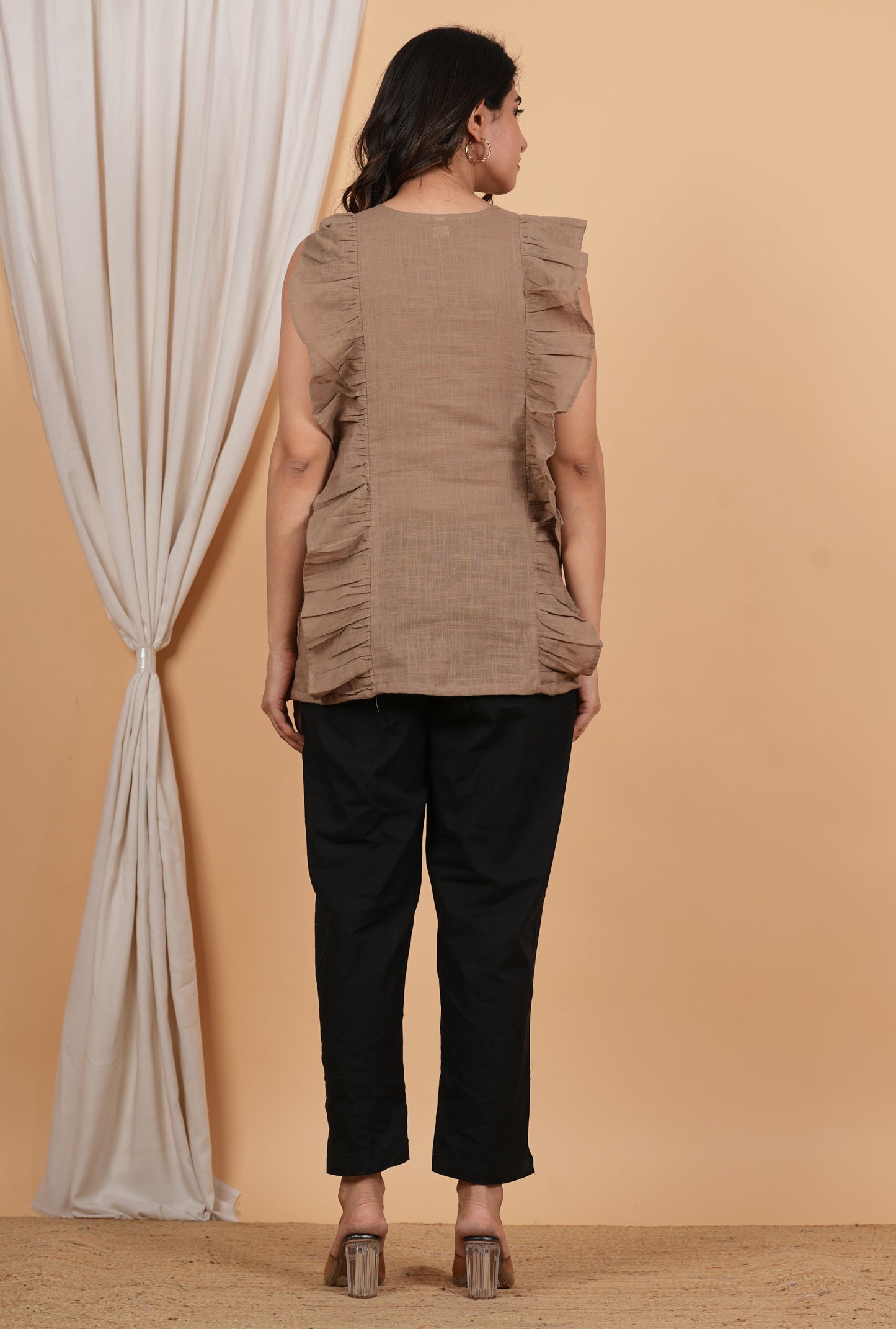 Aaradhya Cotton Nursing Top with Twin Zip