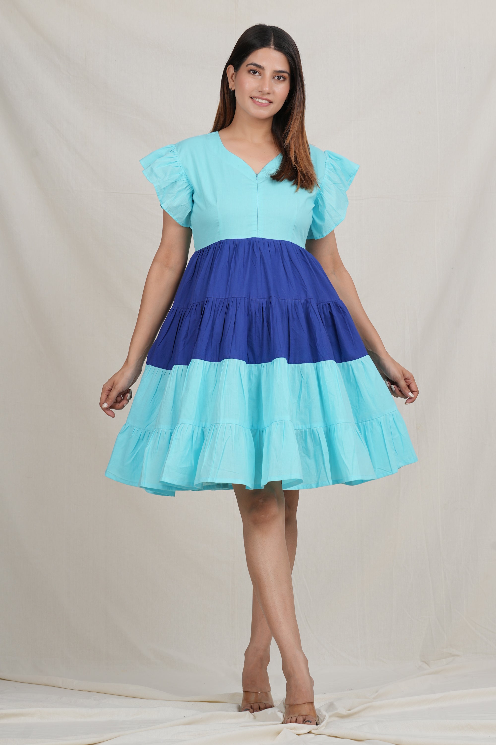 Aadyam Cotton Nursing Dress – Sevya