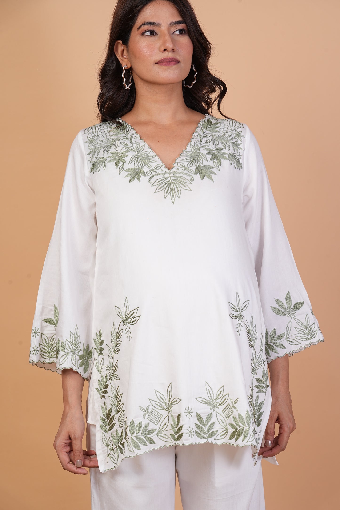 Janaki Jeevan Hand Embroidered Maternity Co-ord Set
