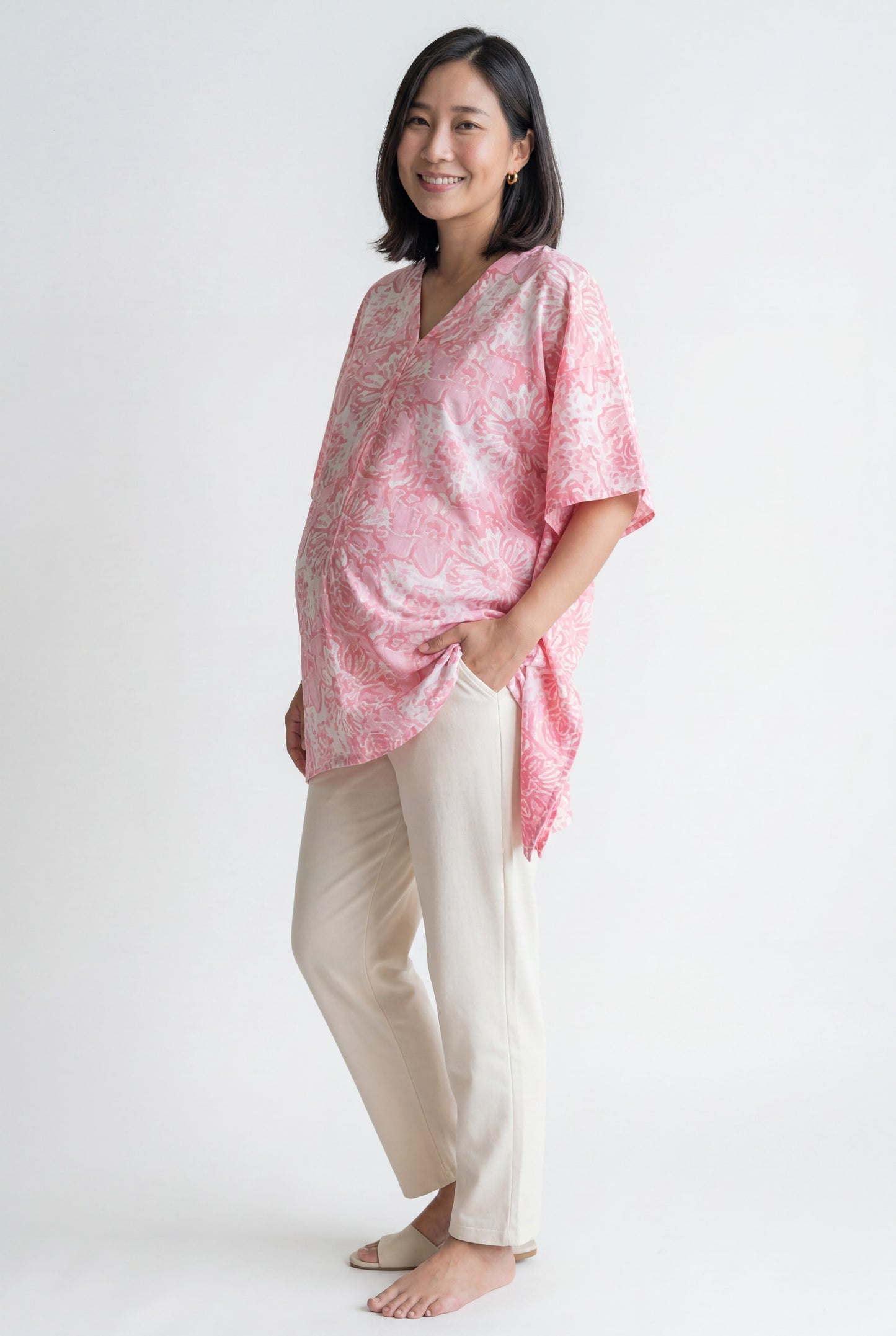 Raasa Priya Cotton Nursing Top with Zip
