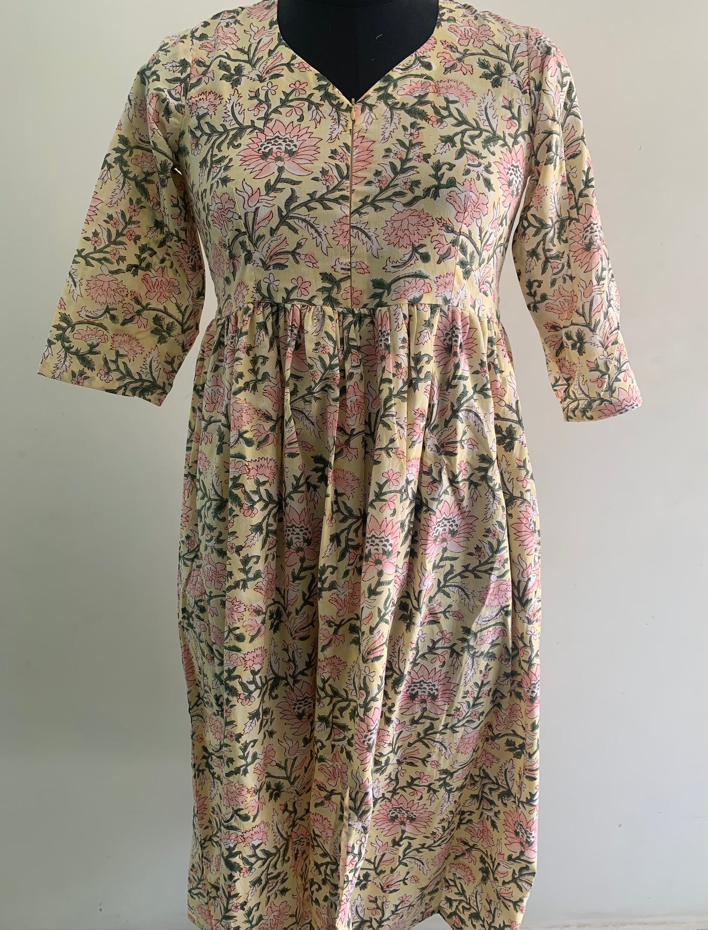 Sanatan Cotton Nursing Dress for Feeding