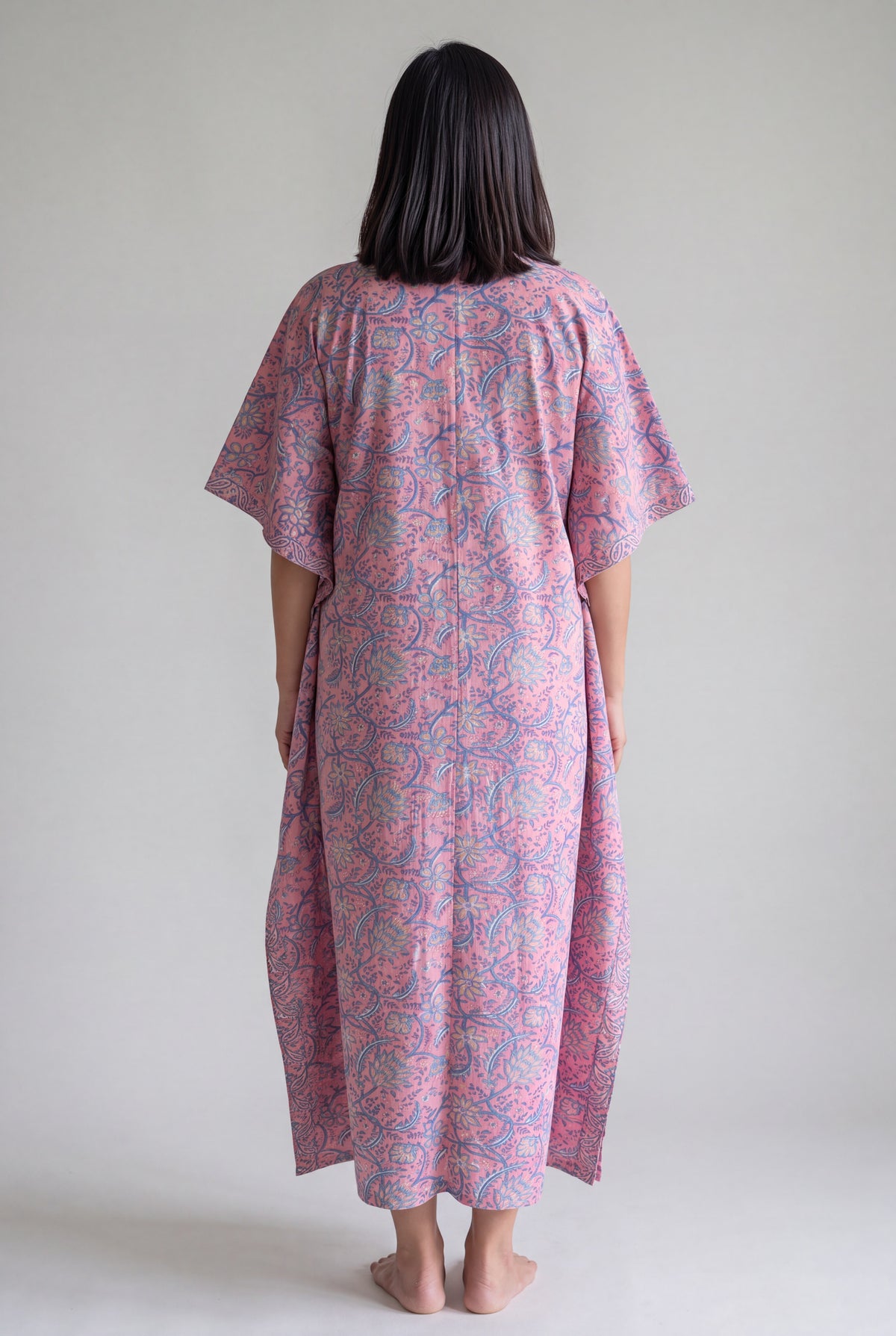 Radhya Cotton Nursing Kaftan Gown
