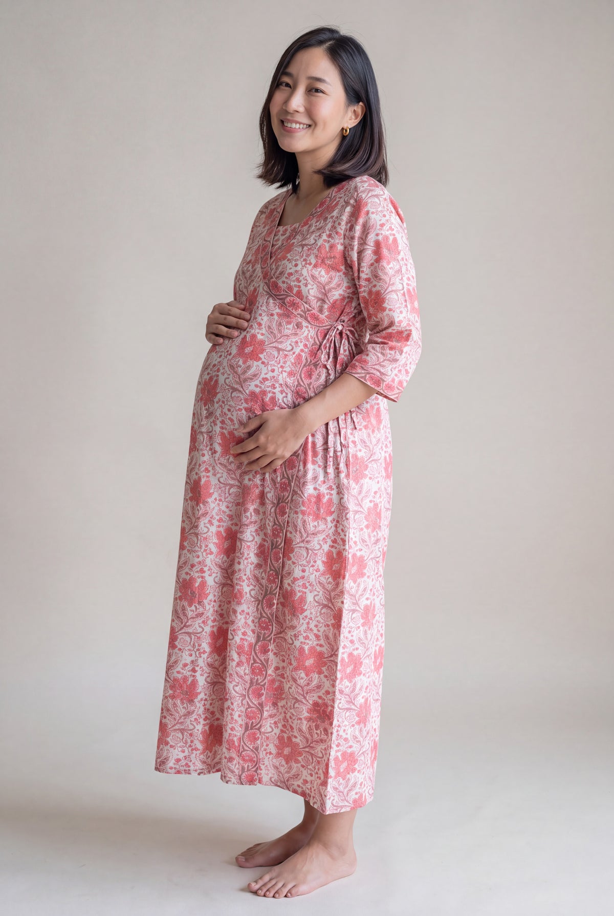Abhay Pradaa Cotton Nursing Wrap Kurti