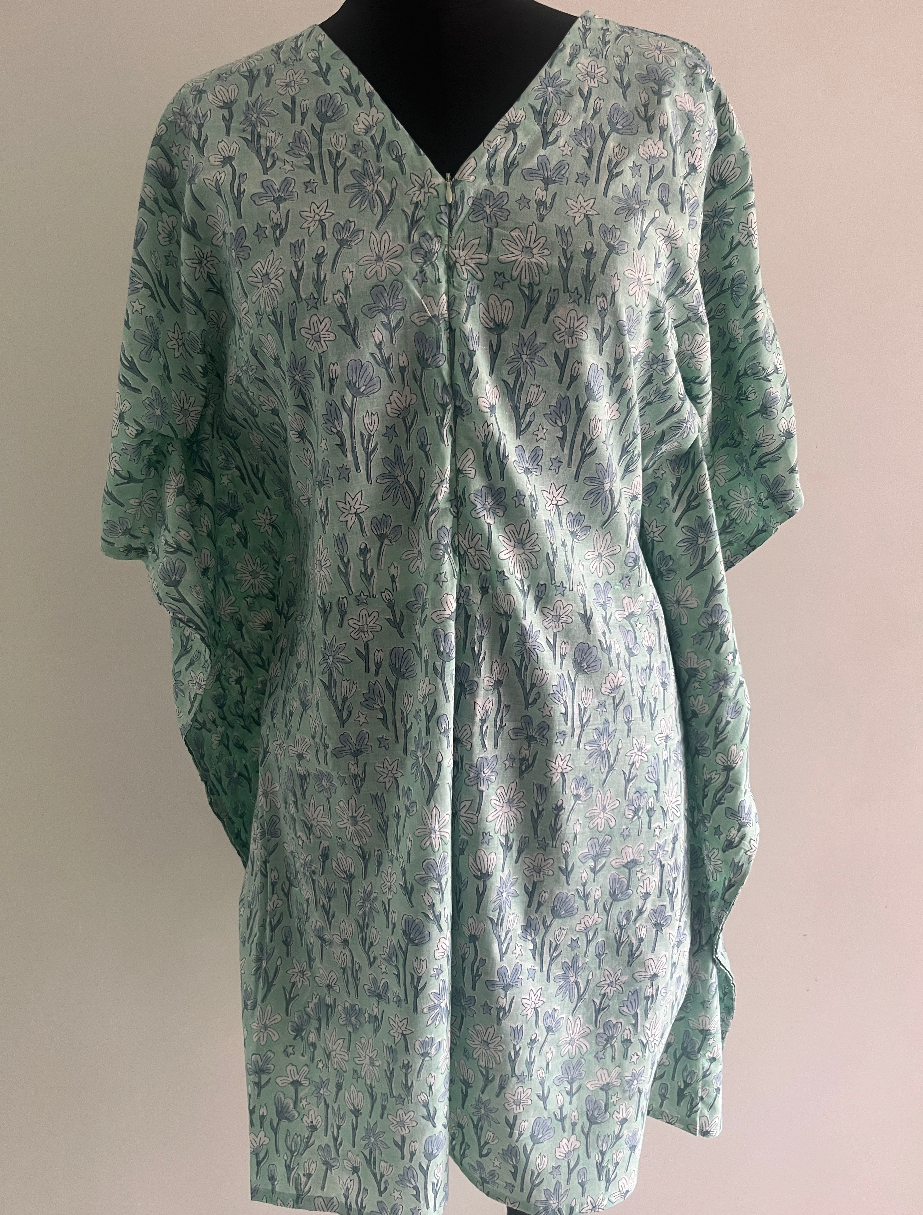 Janaki Cotton Nursing Kaftan Gown