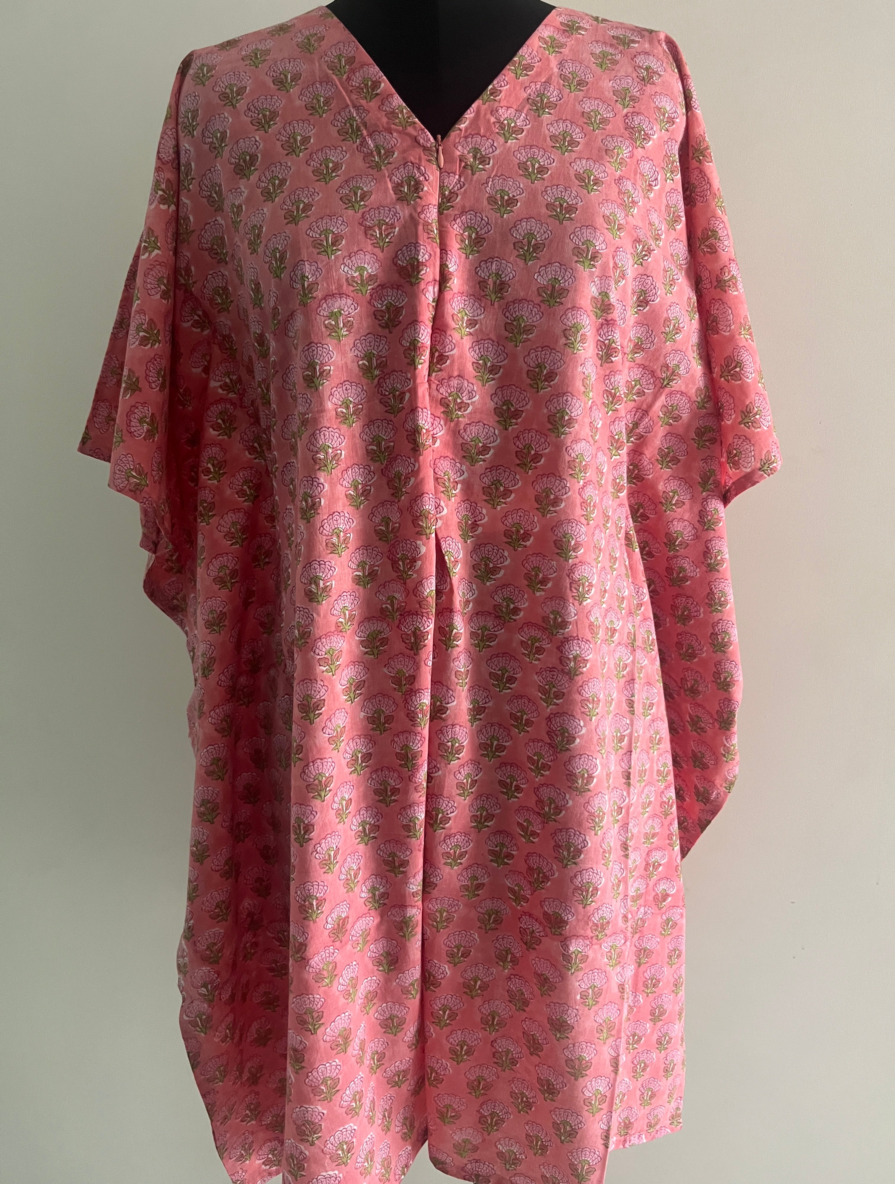 Deen Dayaal Cotton Nursing Kaftan Gown
