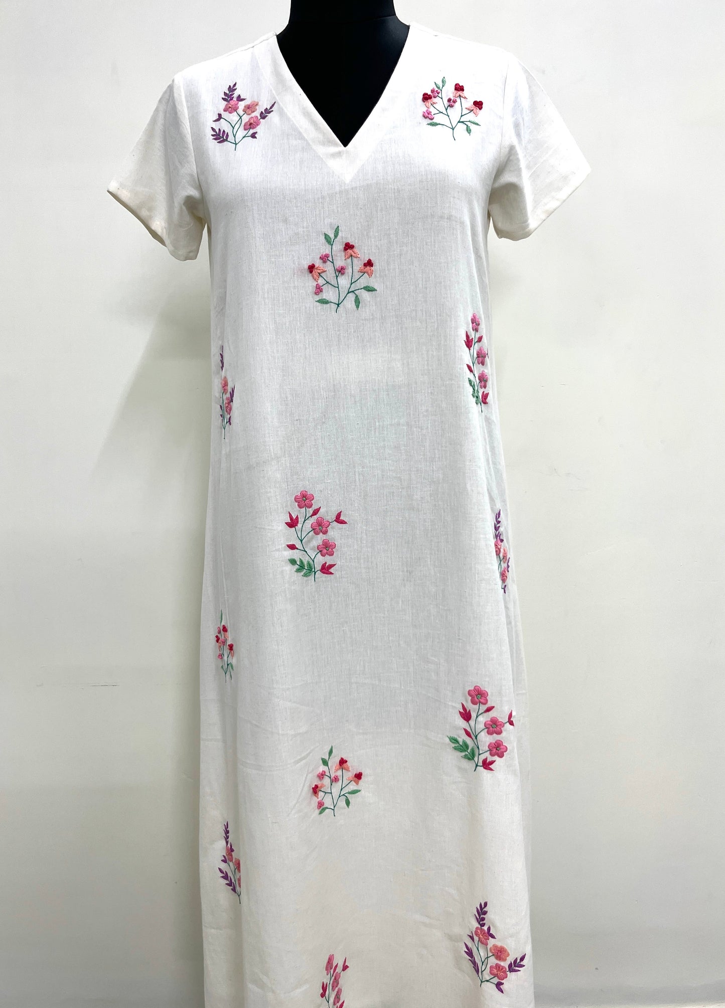 Siya Hand Embroidered Maternity Dress