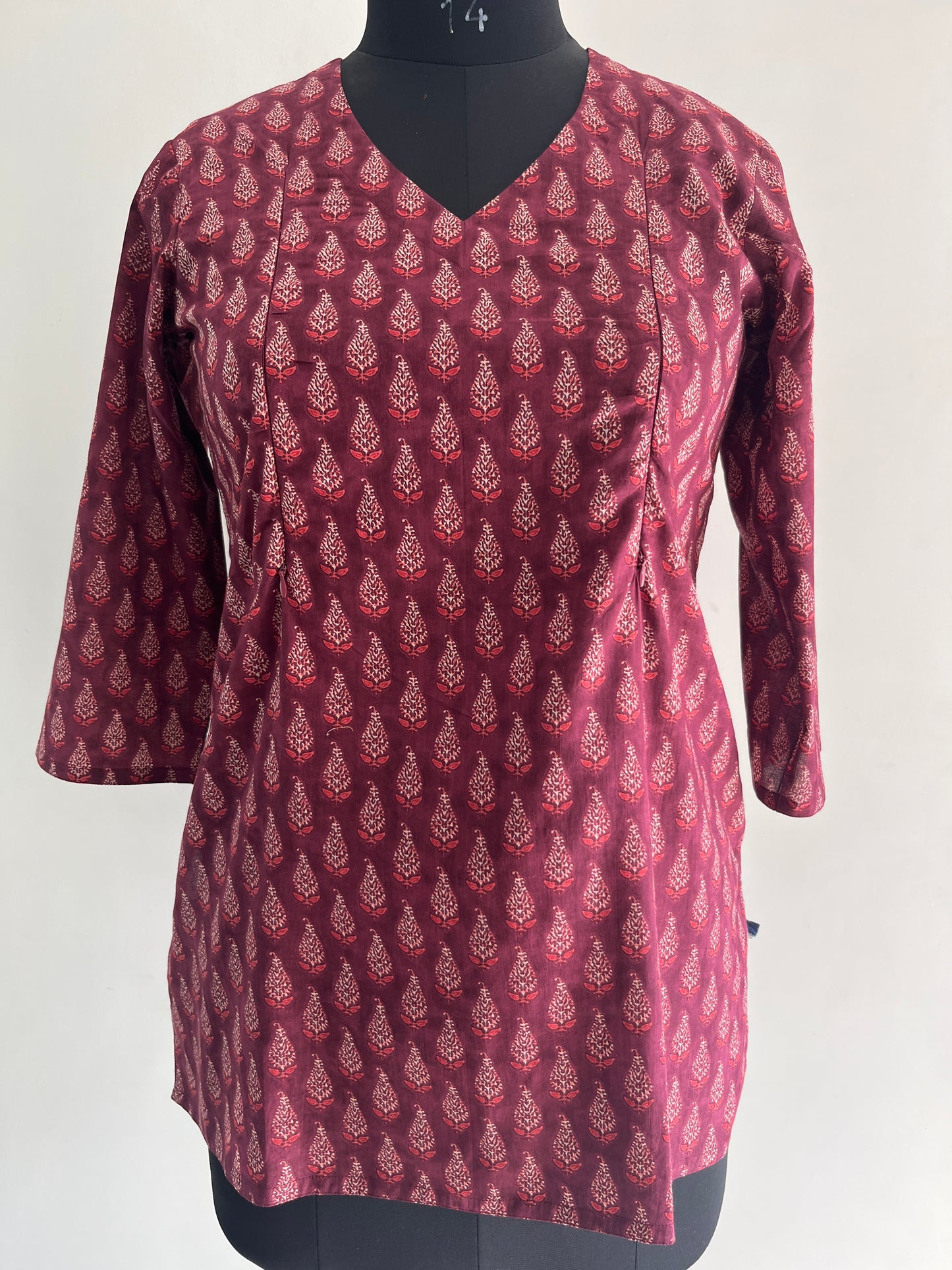 Savya Sachin Cotton Nursing Top with Twin Zip