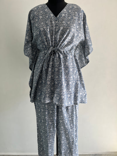 Kamal Lochan Nursing Kaftan Top - Pyjama Set
