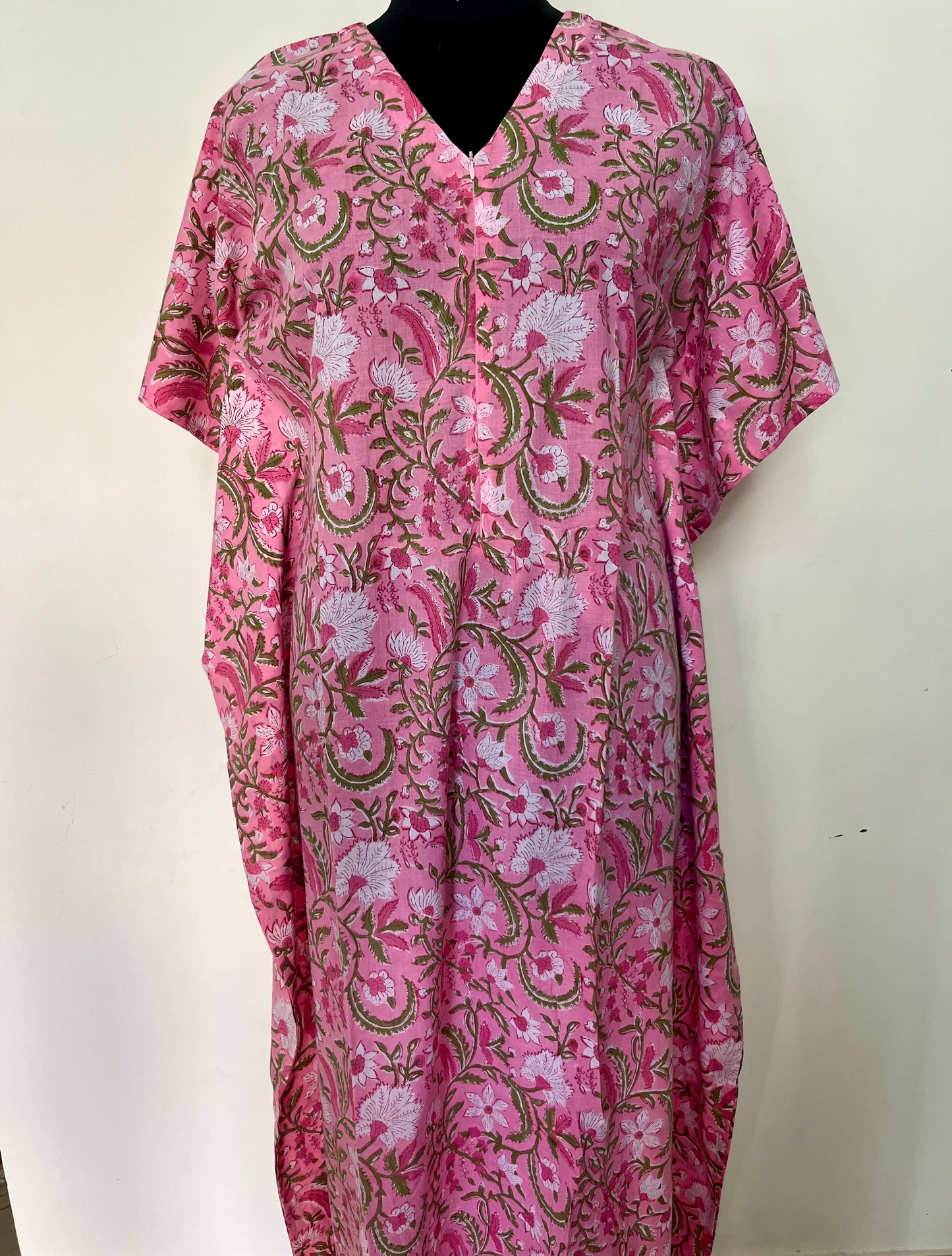 Radhya Cotton Nursing Kaftan Gown