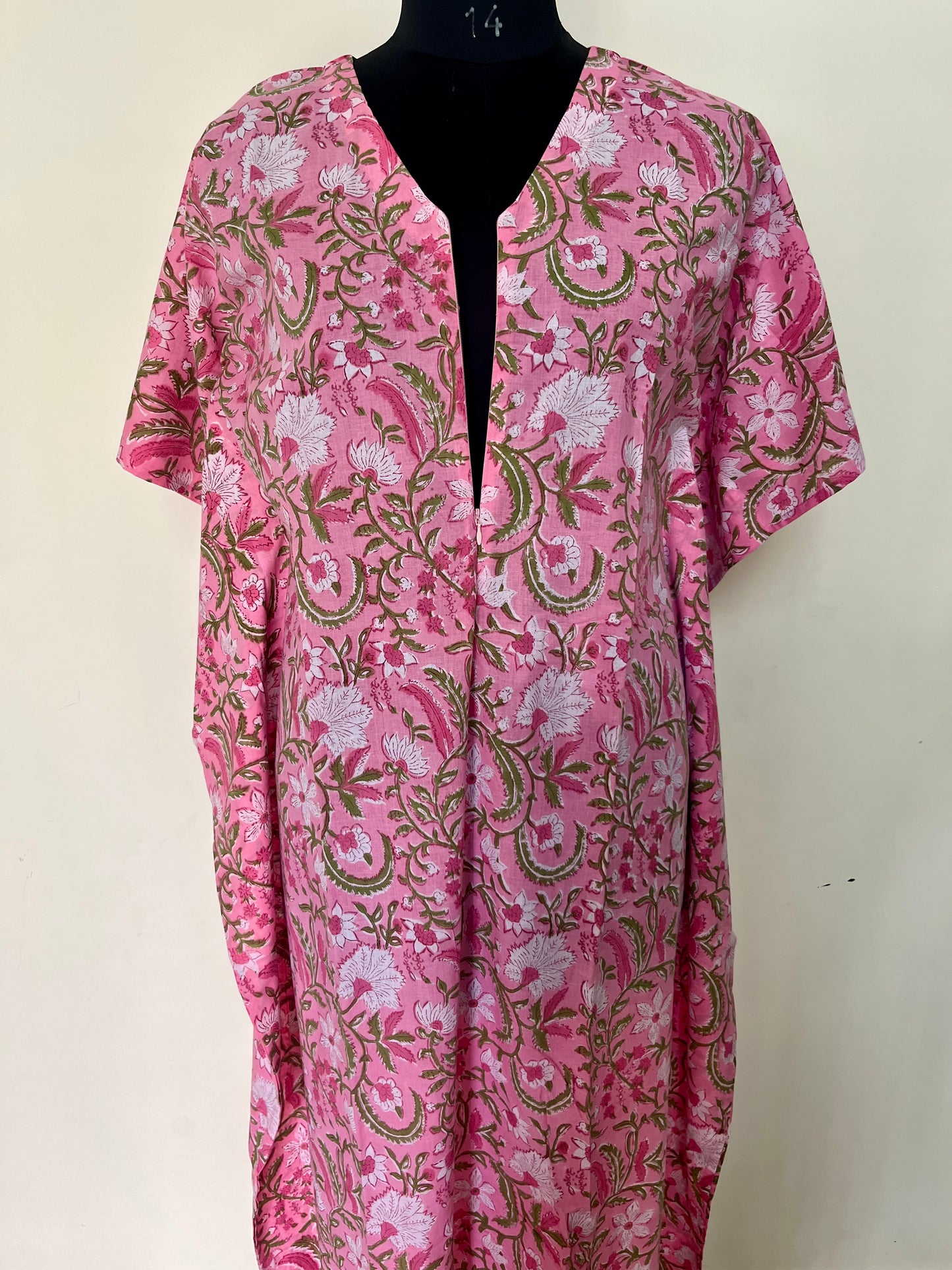 Radhya Cotton Nursing Kaftan Gown