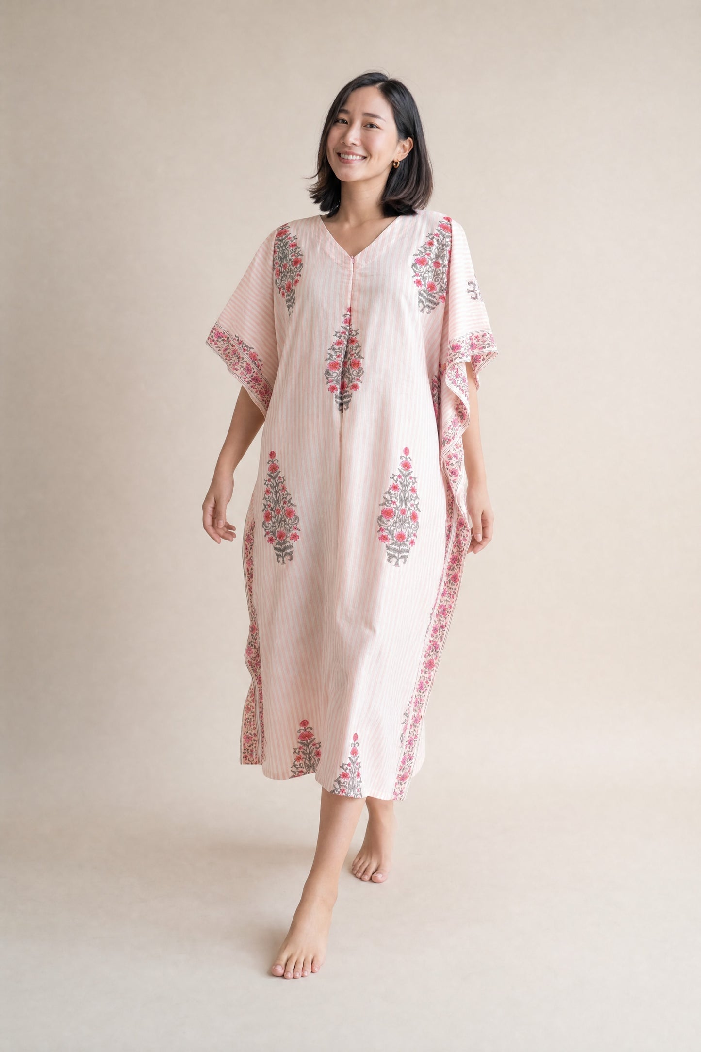 SriRangam Cotton Nursing Kaftan Gown