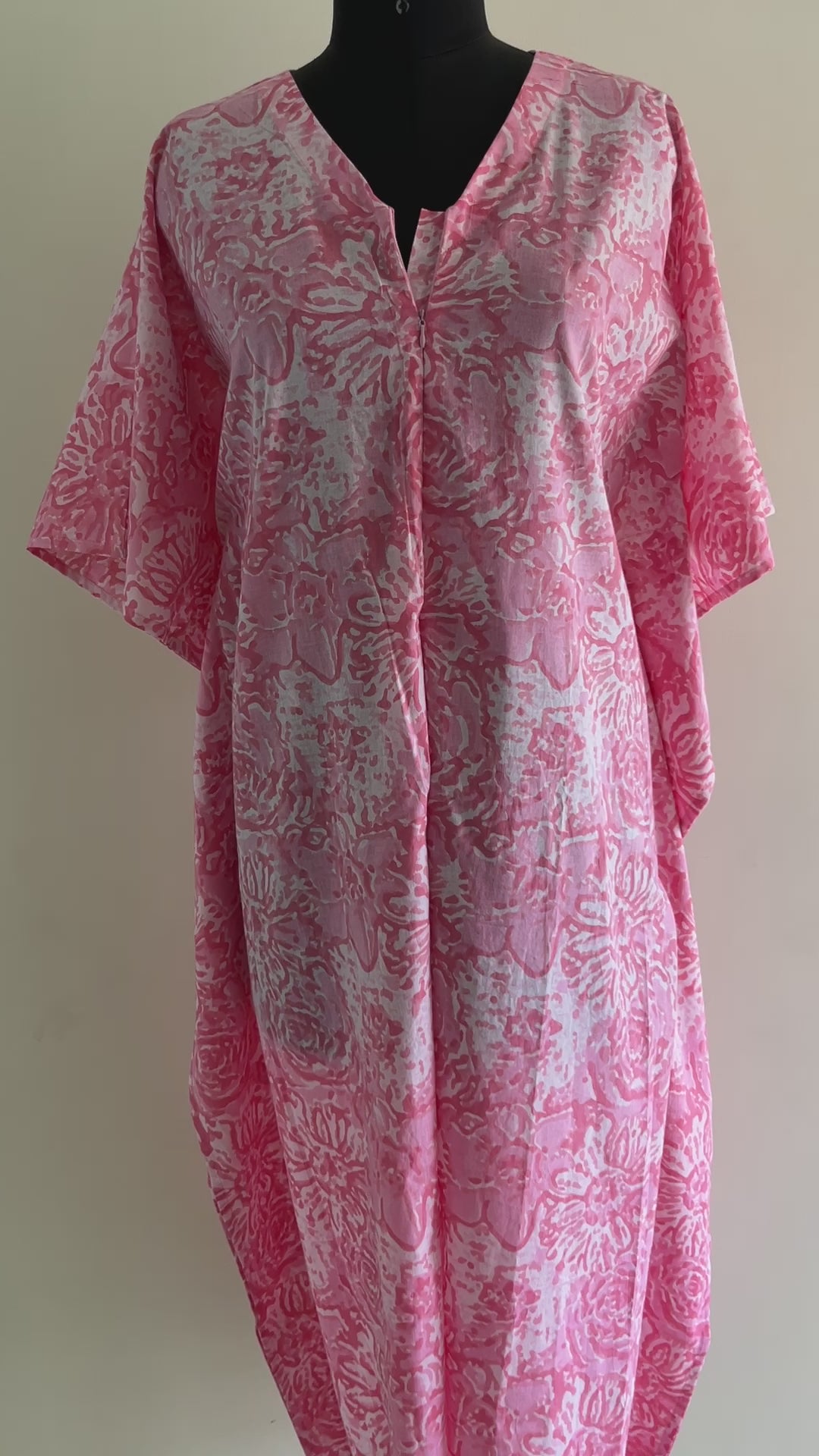 Rasa Priya Nursing Kaftan Gown with Long Feeding Zip