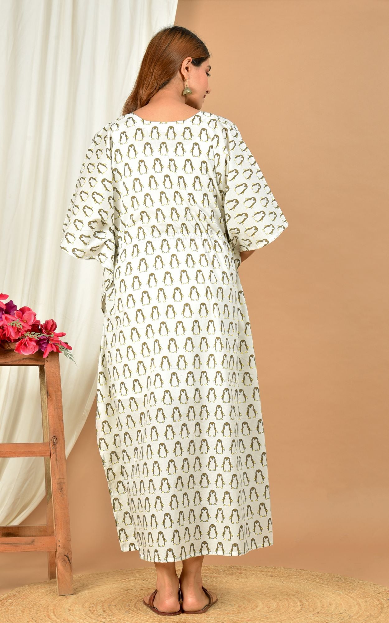 Penguin Cotton Maternity Kaftan