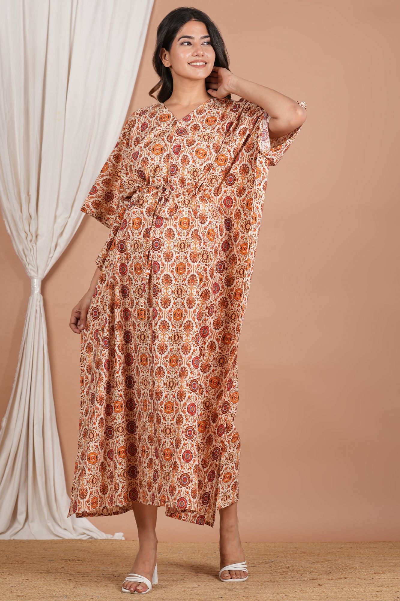 Siyaa Premium Soft Cotton Nursing Kaftan