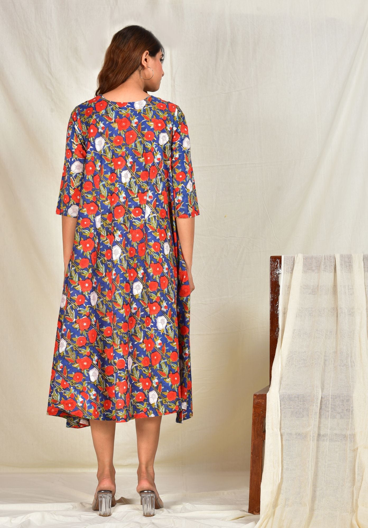 Radhika Raman Maternity Nursing Umbrella Dress