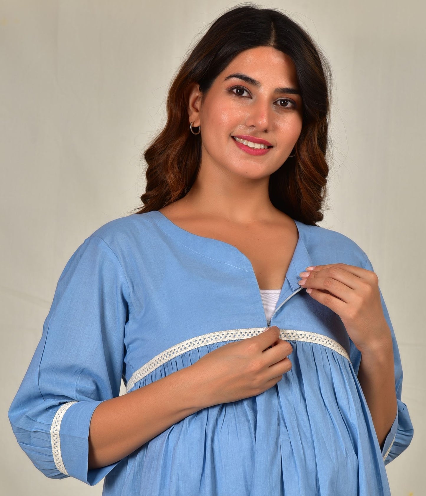 Sanat Nursing Cotton Kurta - Pant Set