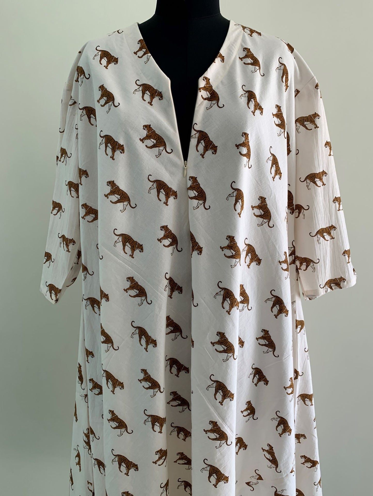 Tiger Cotton Nursing Umbrella Dress