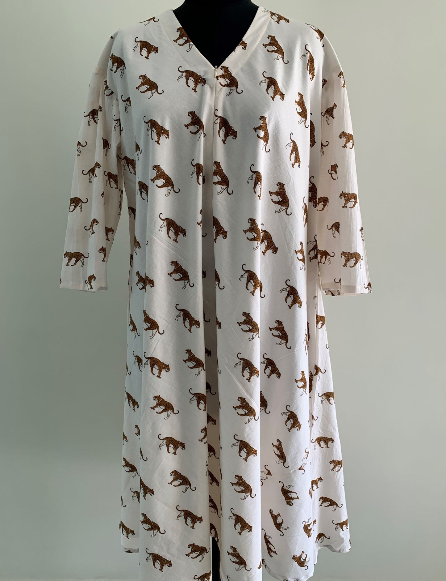 Tiger Cotton Nursing Umbrella Dress