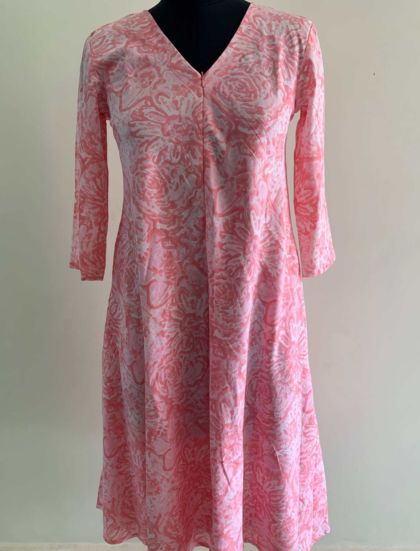 Raasa Priya Handblock Cotton Nursing Umbrella Dress