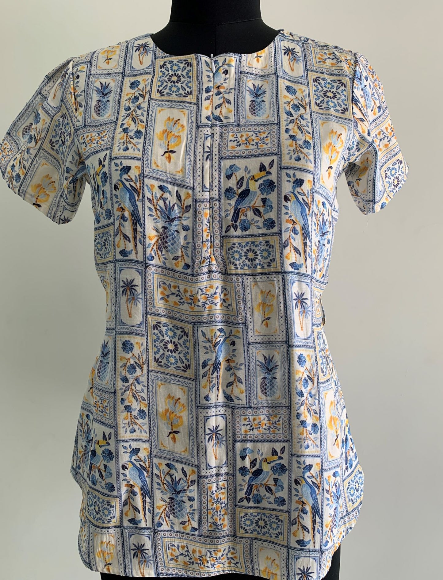 Sachi-Suta Muslin Nursing Top with Zip