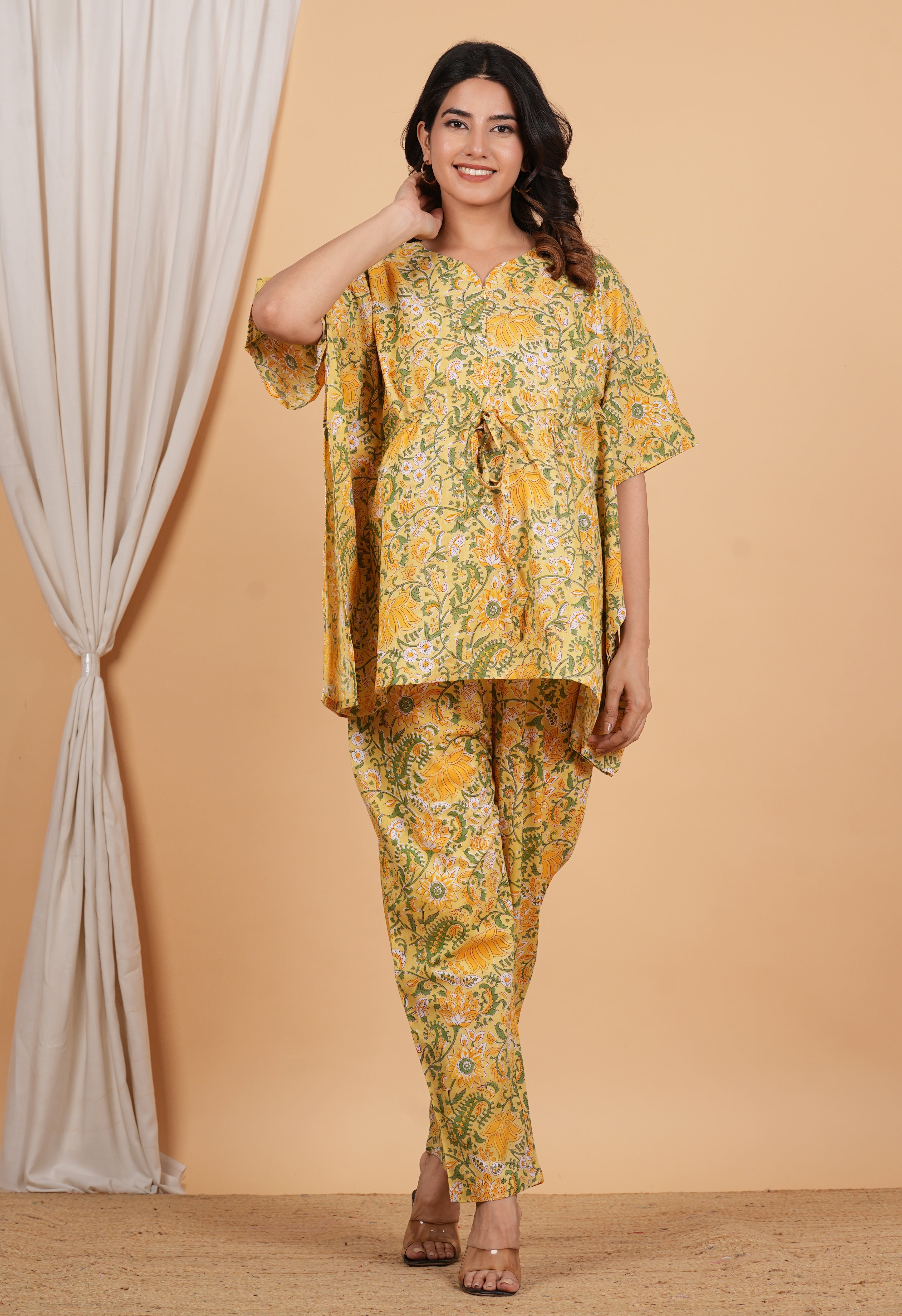 Kanak Kapisam Handblock Nursing Loungewear