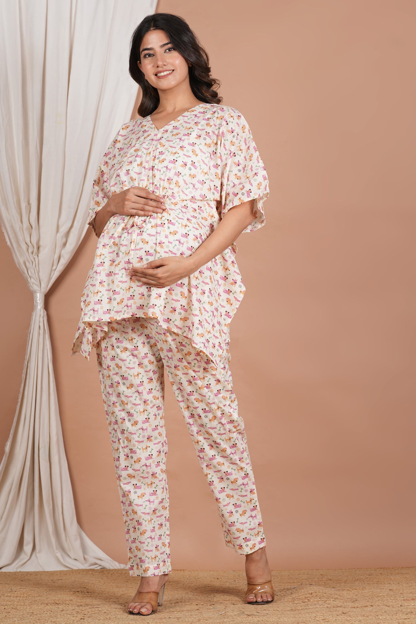 Vyaghra Maternity Loungewear (with zip for Nursing)