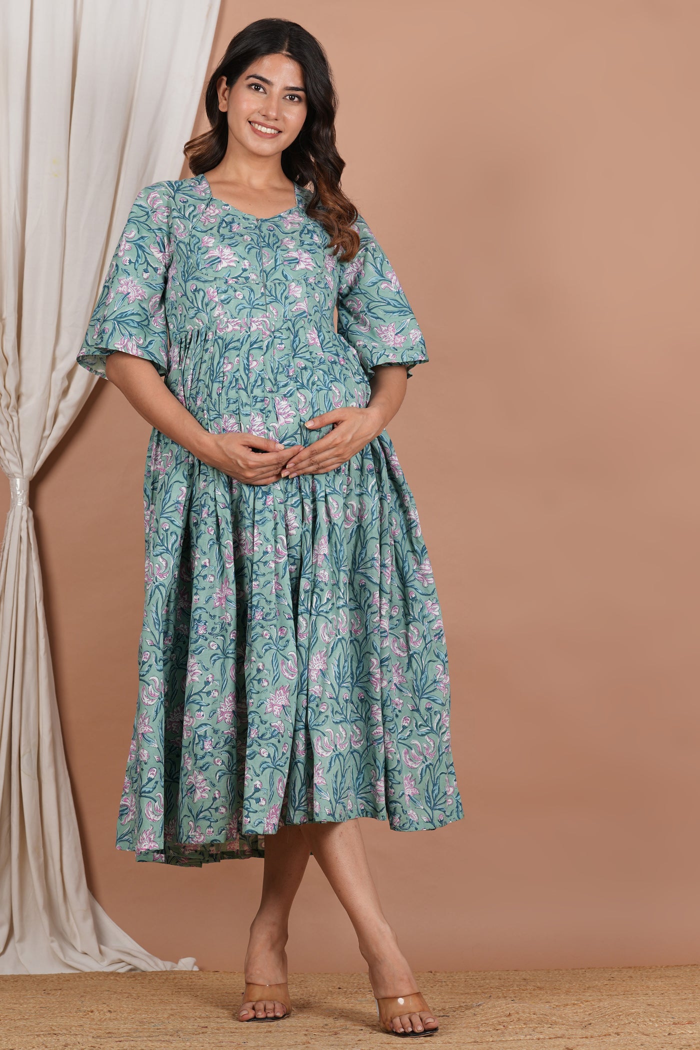 Gopanandini Cotton Nursing Dress