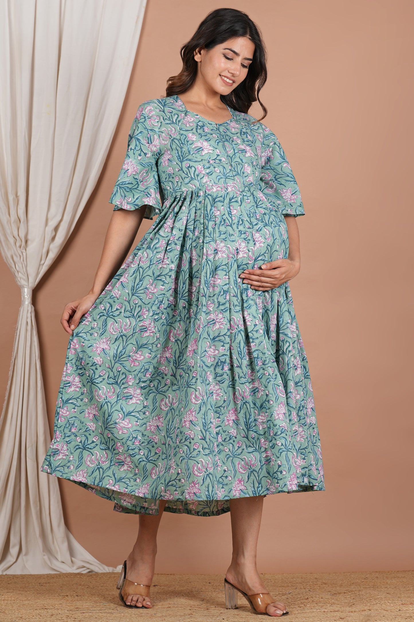 Gopanandini Cotton Nursing Dress