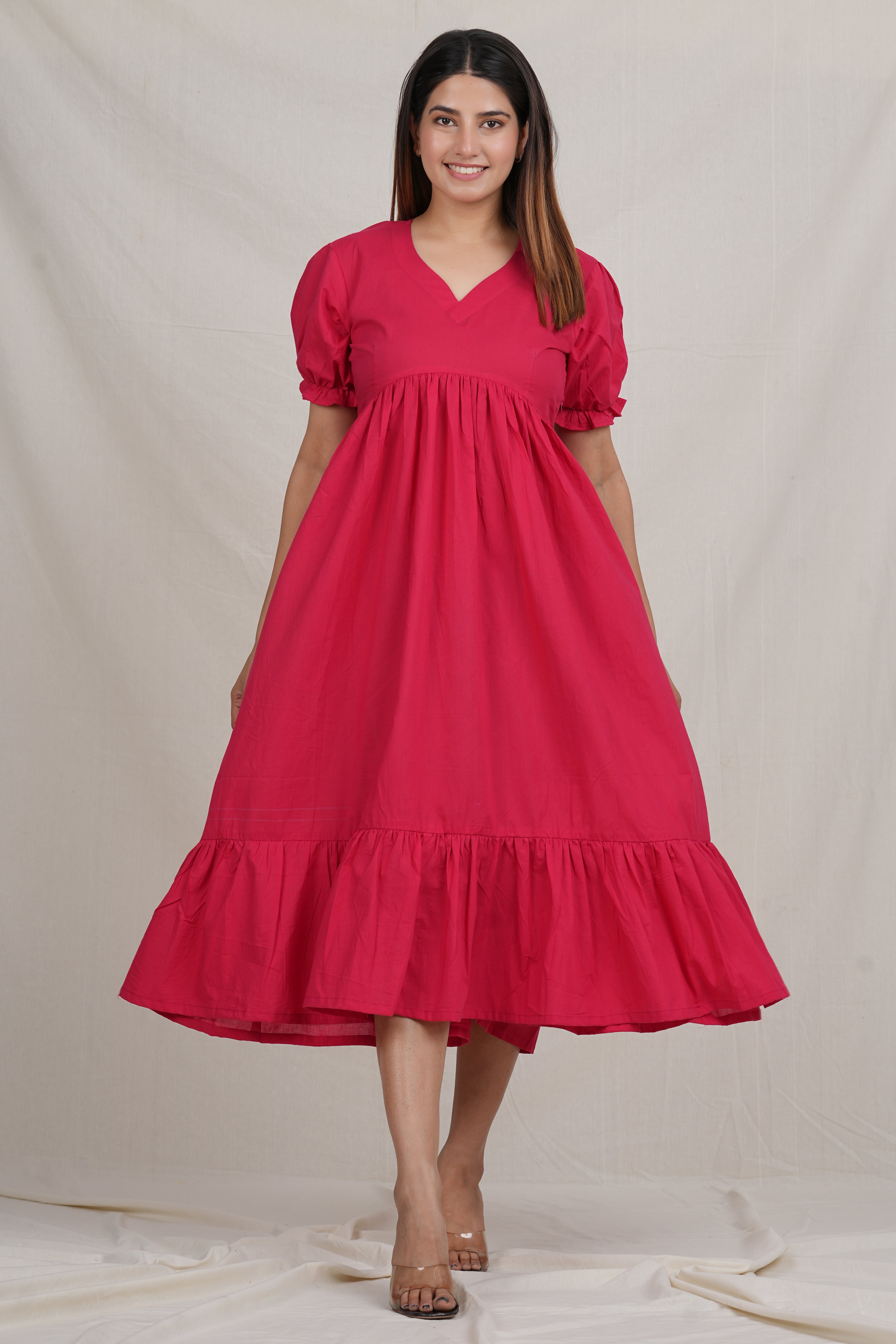 Rasik Cotton Maternity Dress (Non-Feeding)