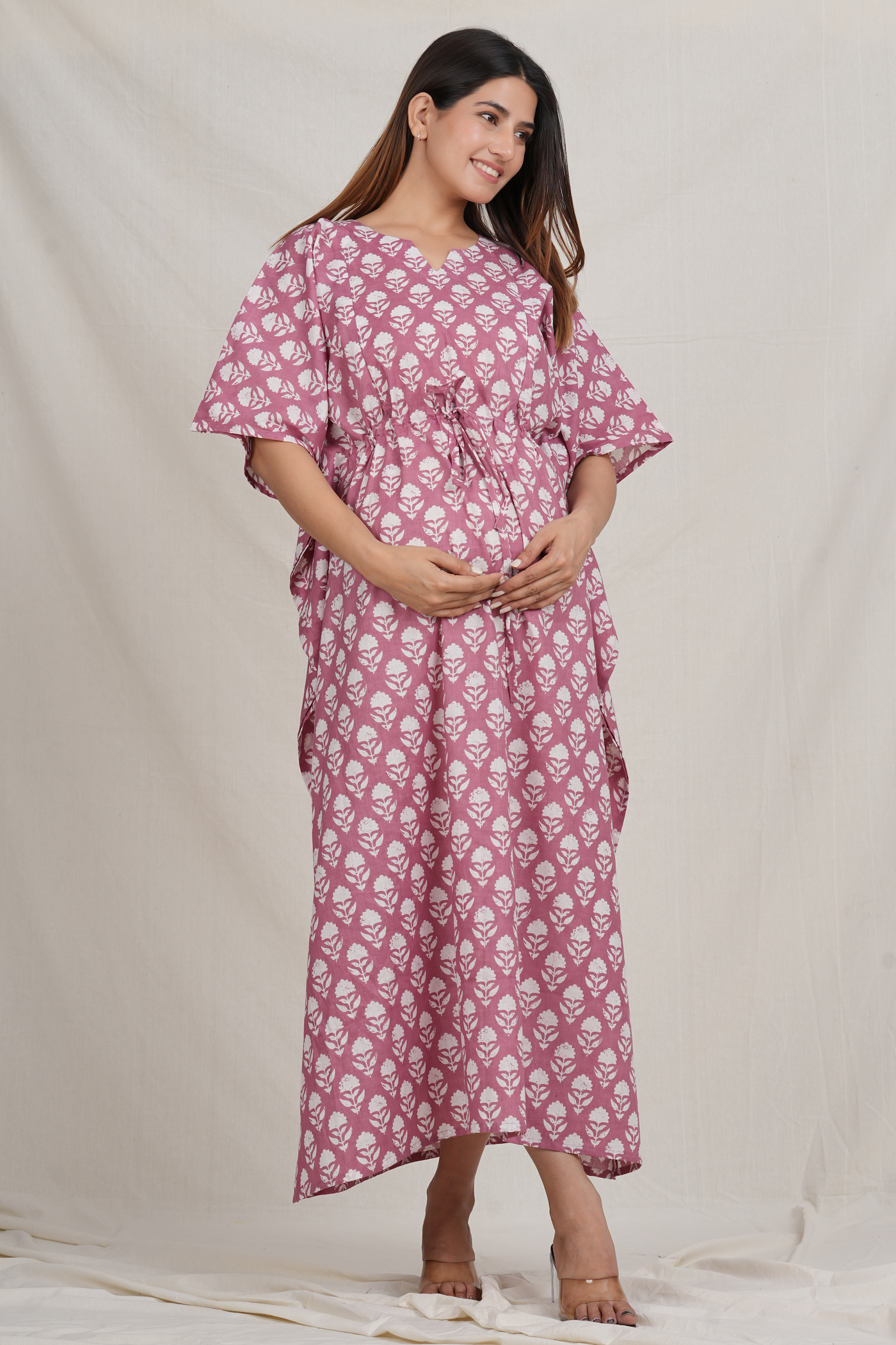 Keshavaya Cotton Nursing Kaftan