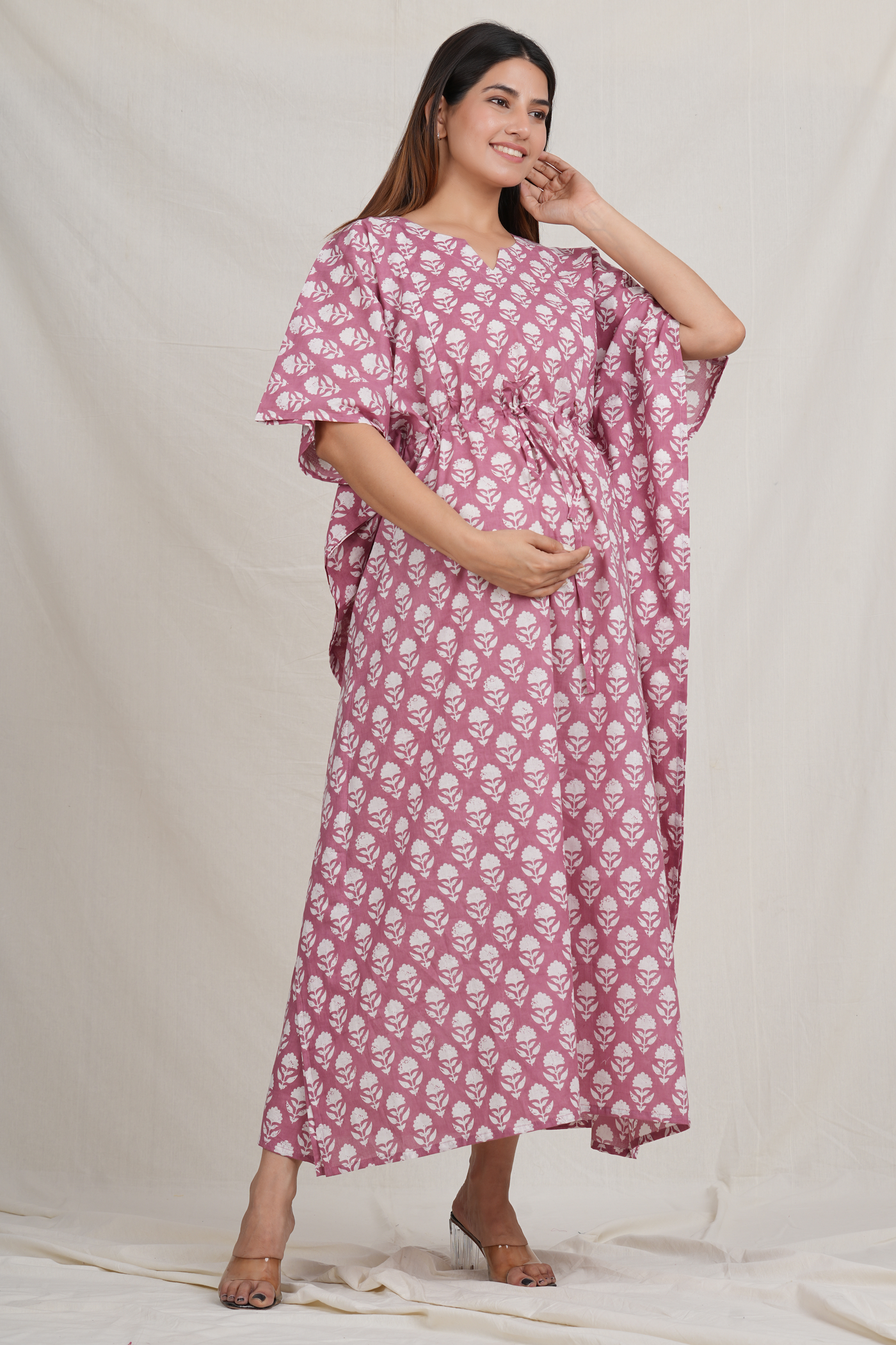 Keshavaya Cotton Nursing Kaftan