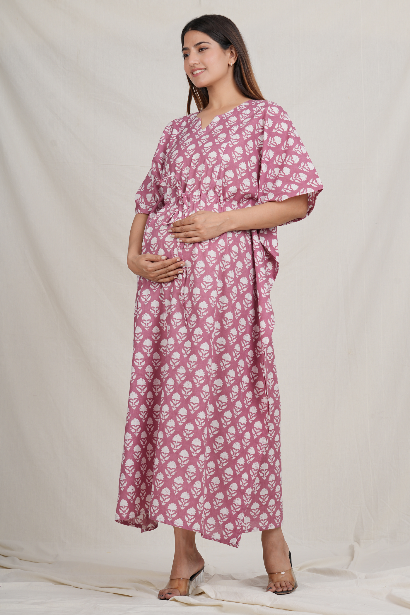 Keshavaya Cotton Nursing Kaftan