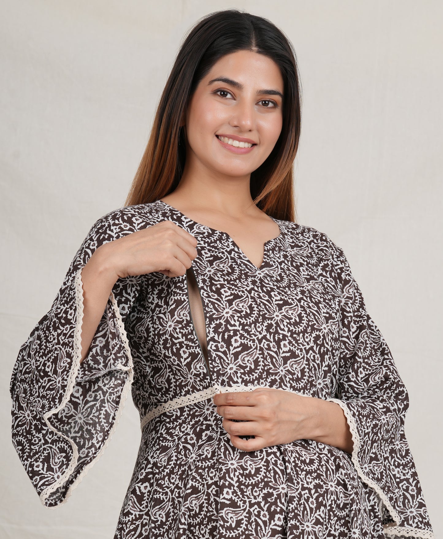 Sanat Cotton Nursing Kurti