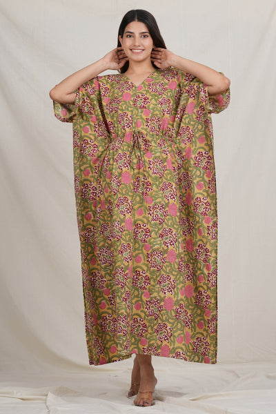 Madhuvan Cotton Breastfeeding Kaftan