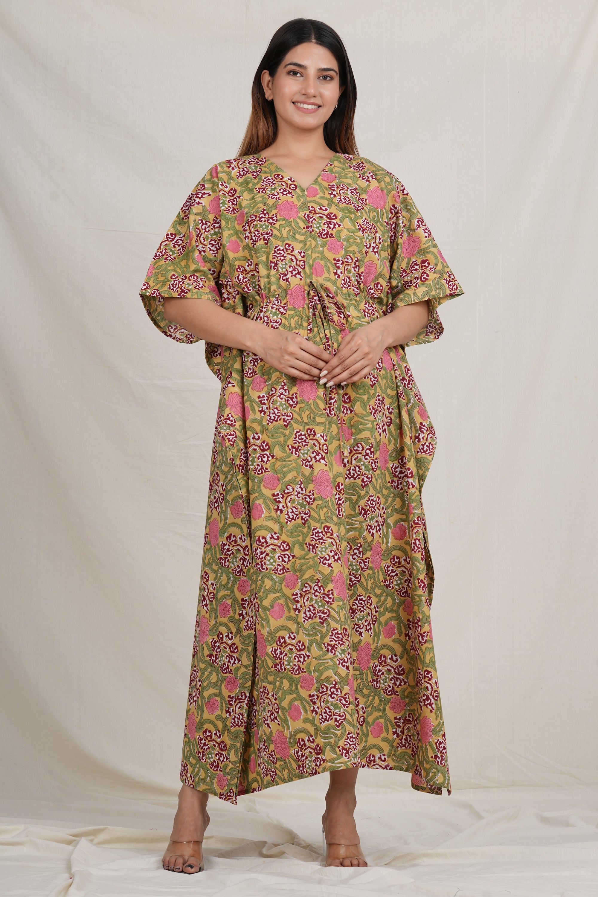 Madhuvan Cotton Breastfeeding Kaftan