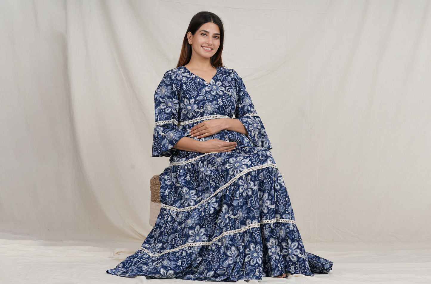 Achyuta Handblock Cotton Dress