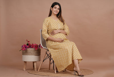 Madhaveti Cotton Feeding Dress