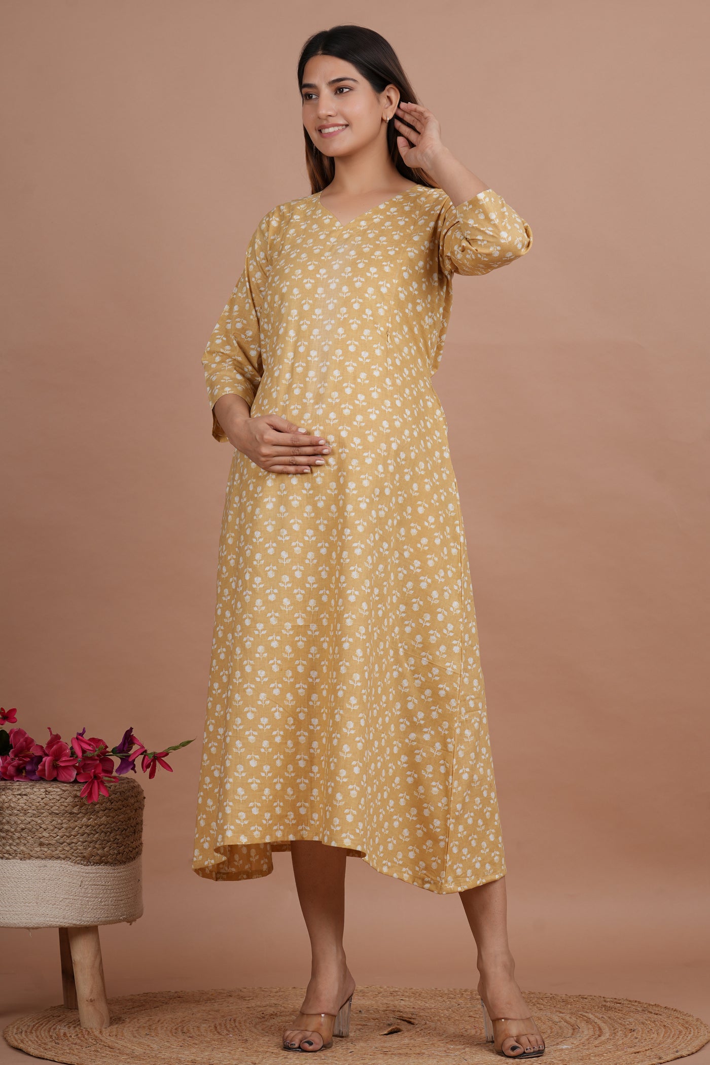 Madhaveti Cotton Feeding Dress