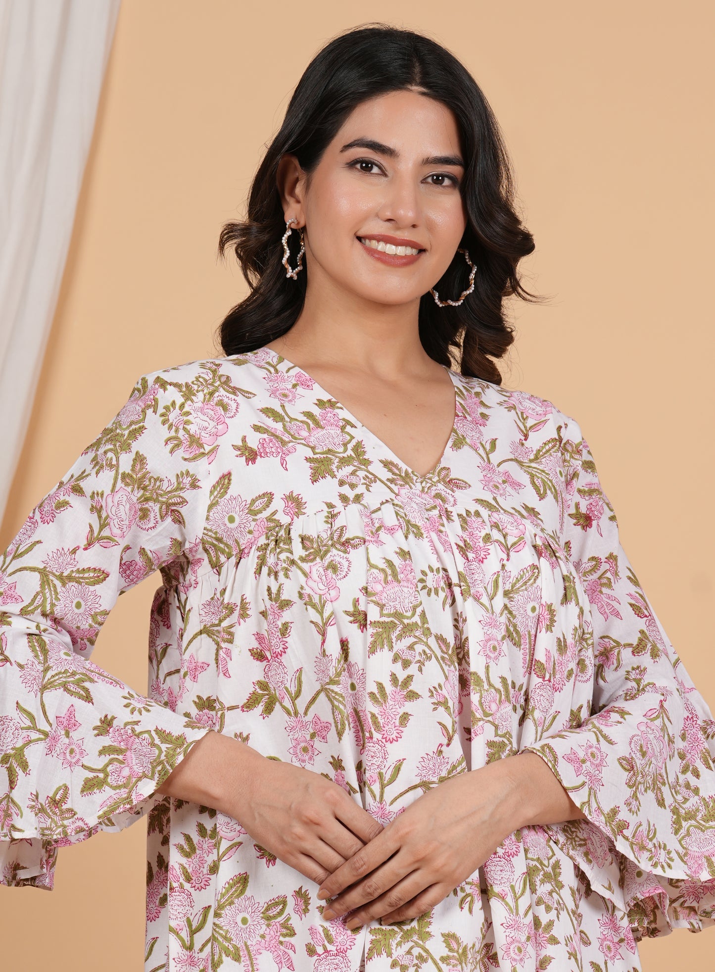 Vraj Vilasini Cotton Dress