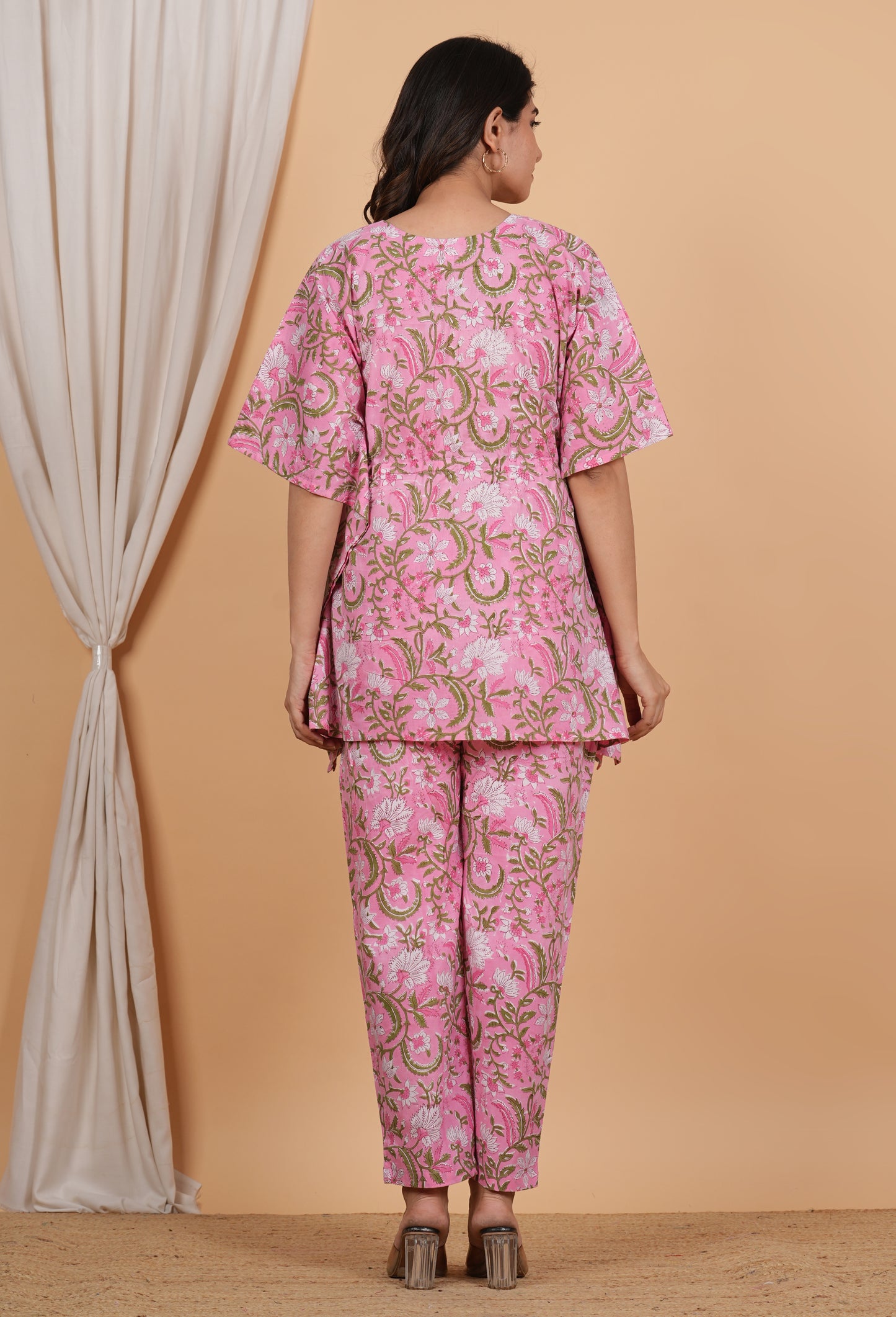 Radhya Handblock Nursing Loungewear