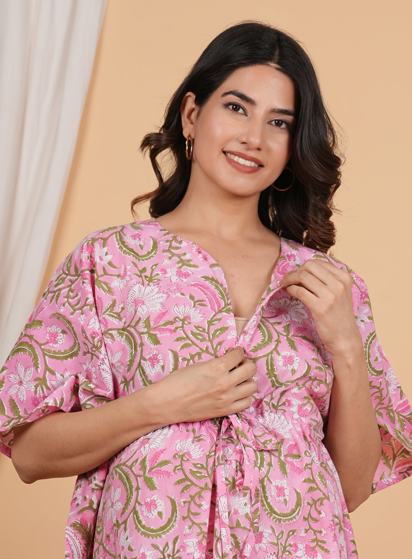 Radhya Handblock Nursing Loungewear