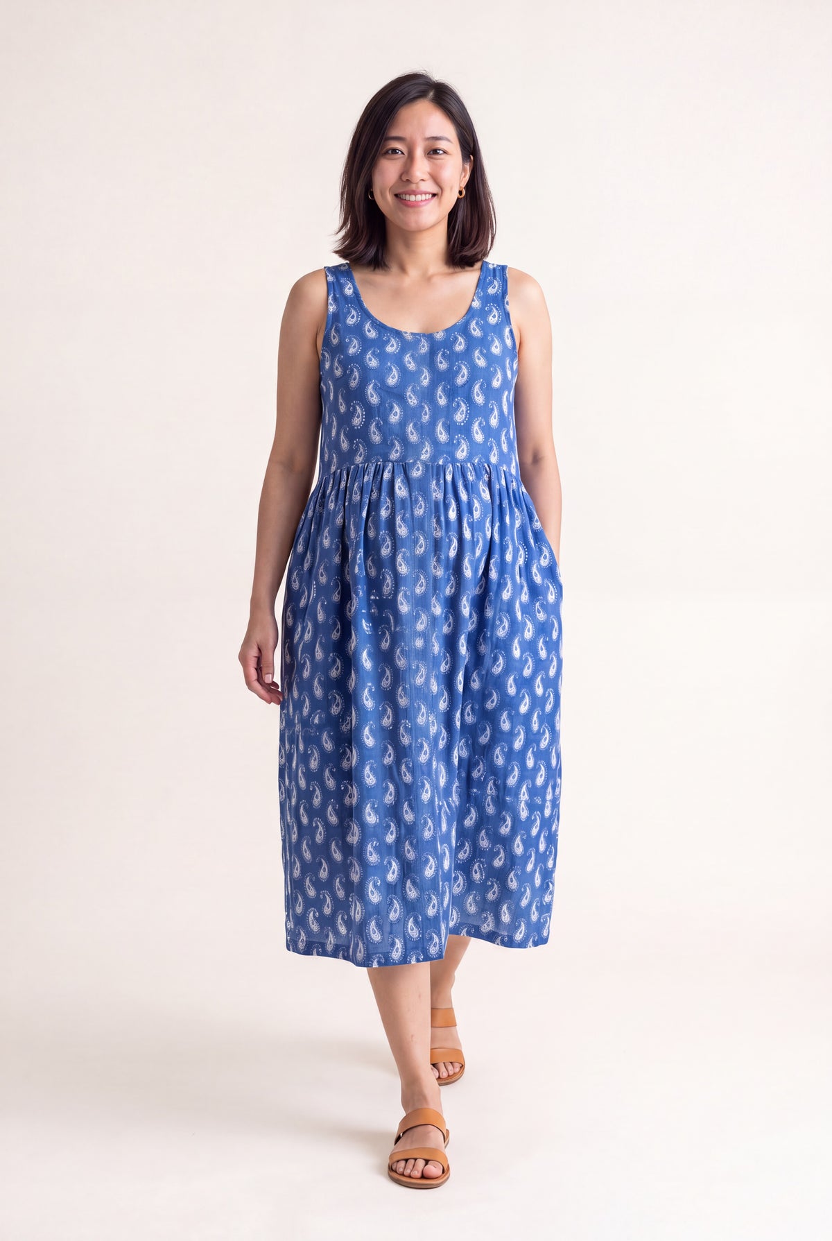 Rama Cotton Nursing Dress