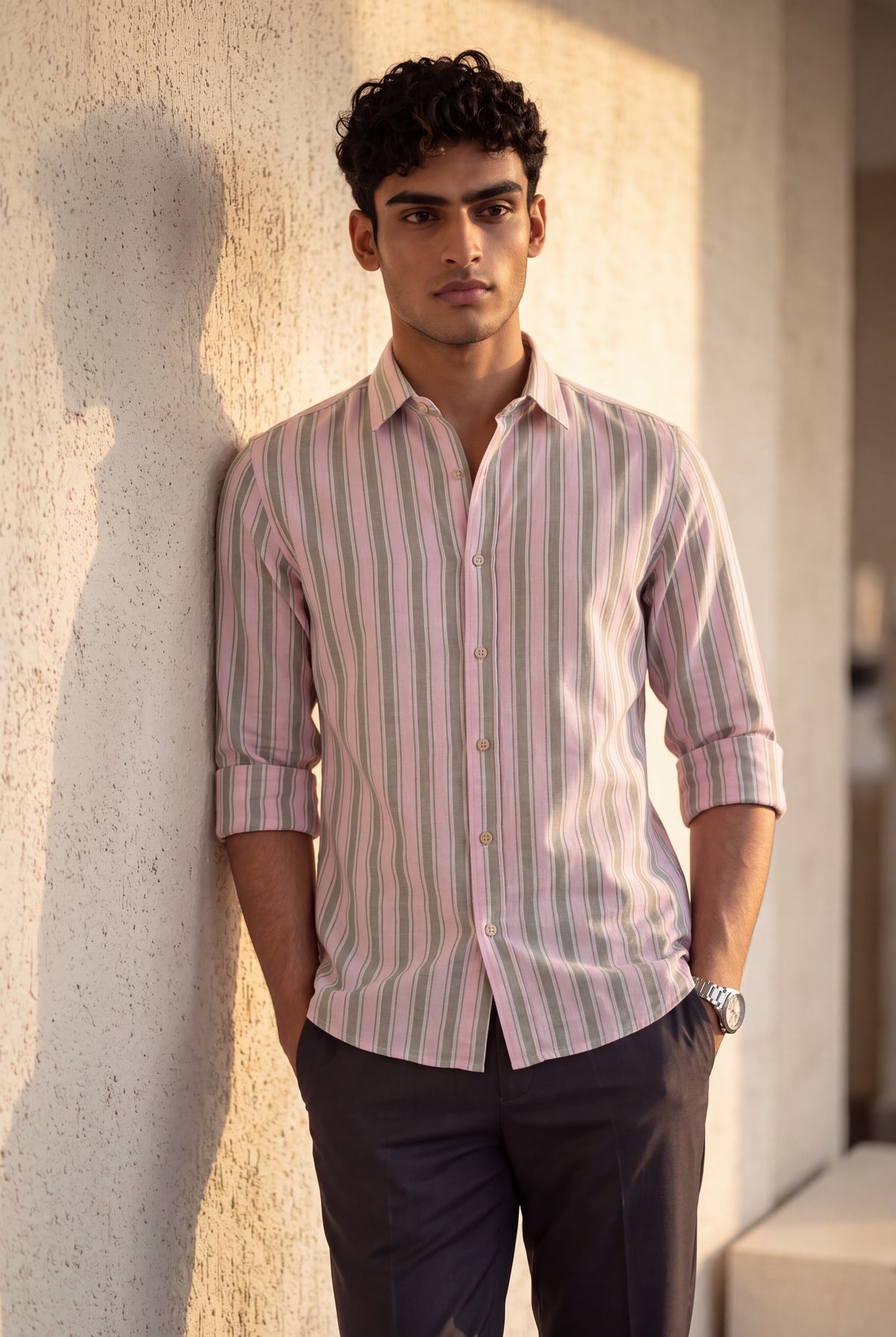 Radhikesh Handloom Cotton Men's Shirt