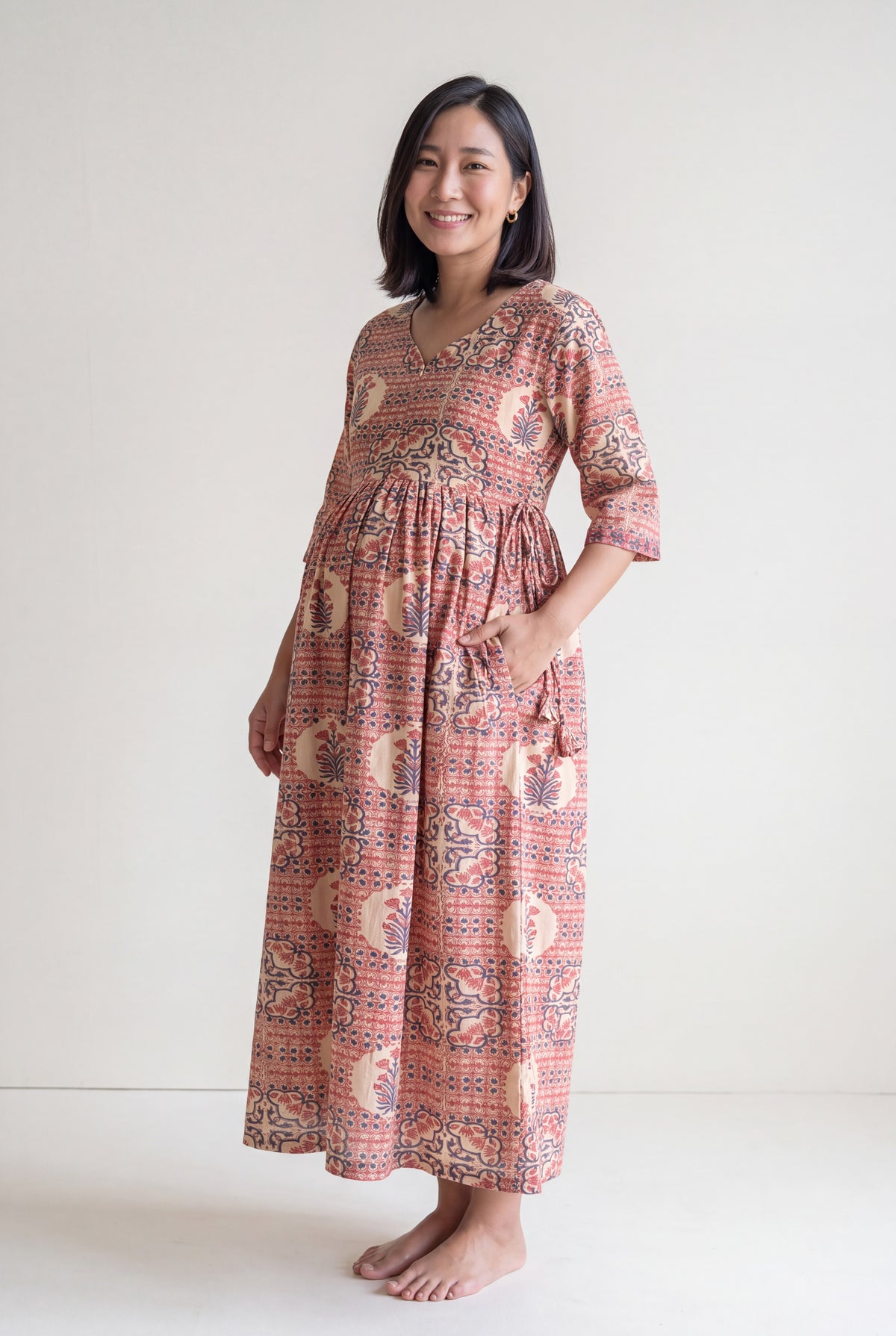 Radhikeshaya Cotton Nursing Kurti