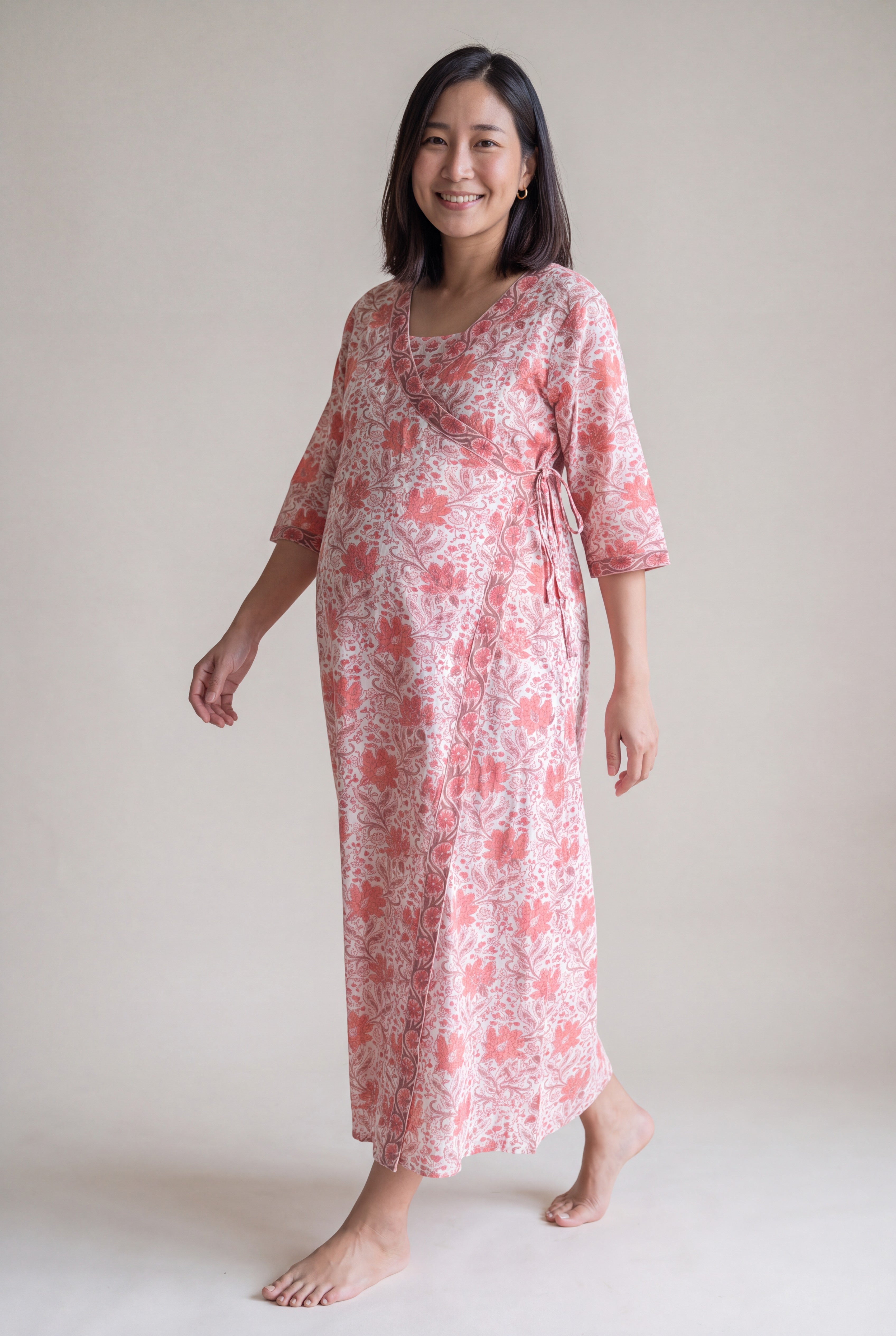 Abhay Pradaa Cotton Nursing Wrap Kurti