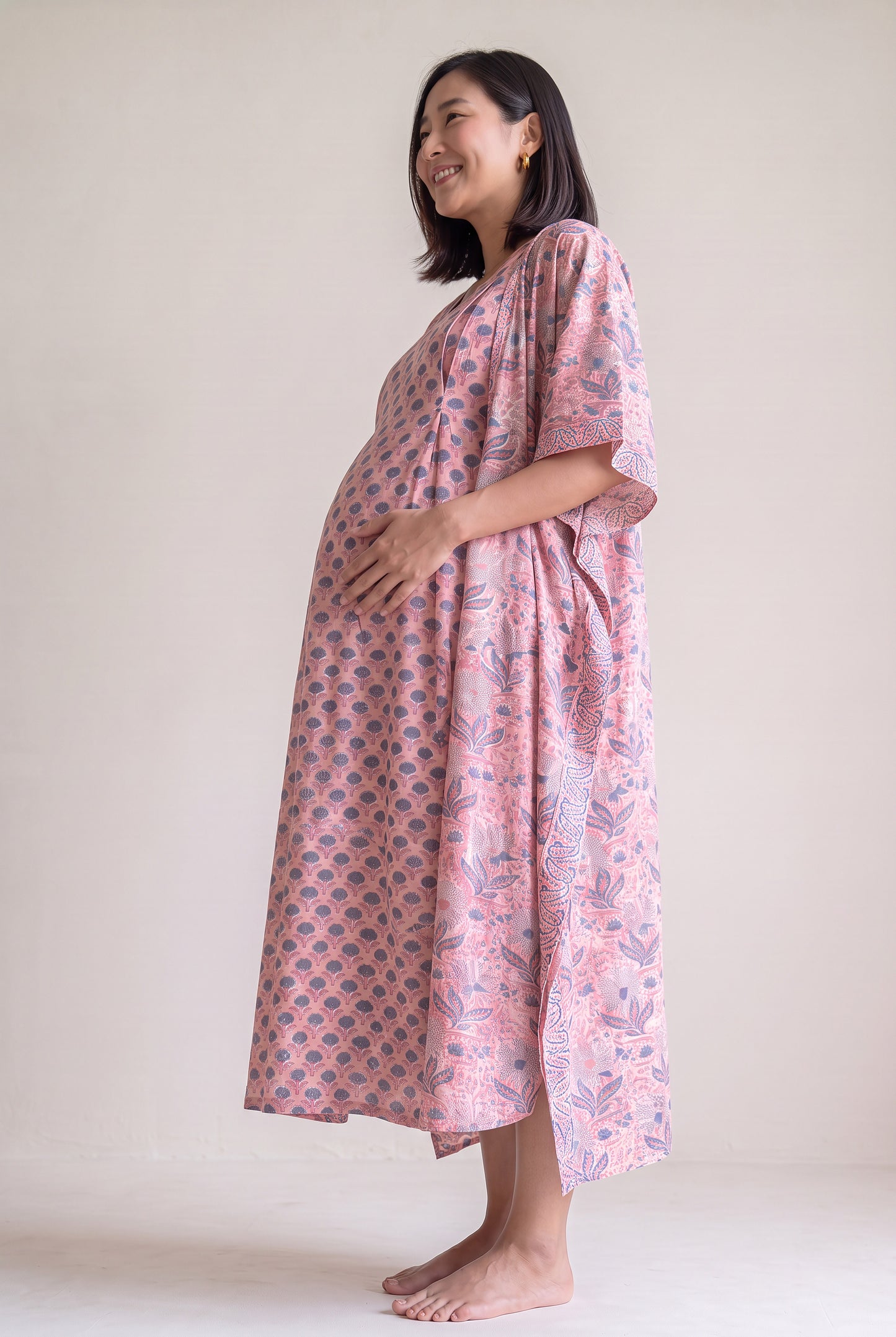Radhya Cotton Nursing Wrap Kurti