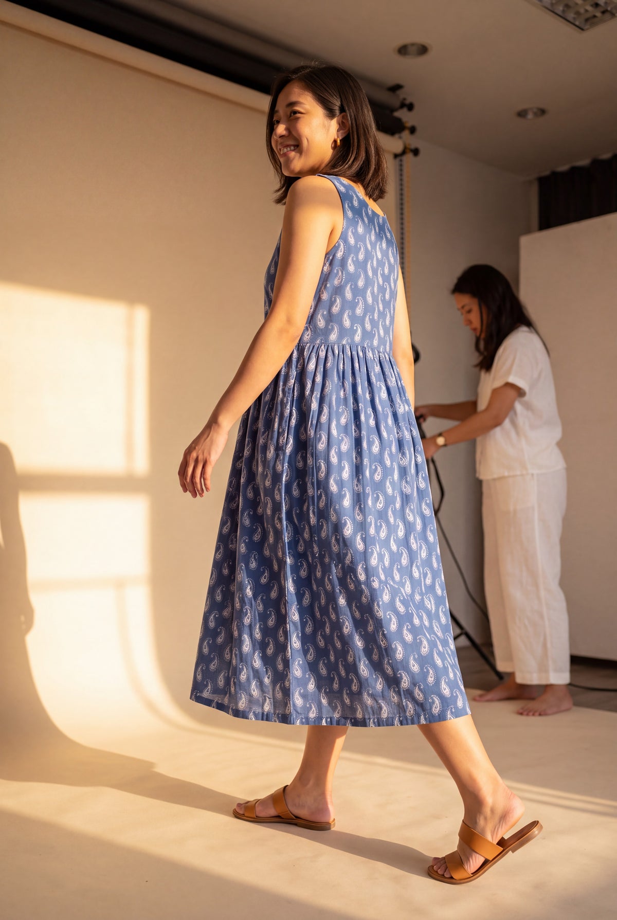Rama Cotton Nursing Dress