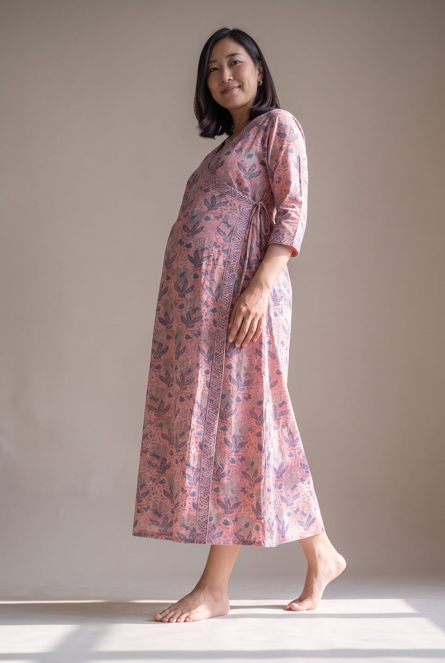 Radhya Cotton Nursing Wrap Kurti