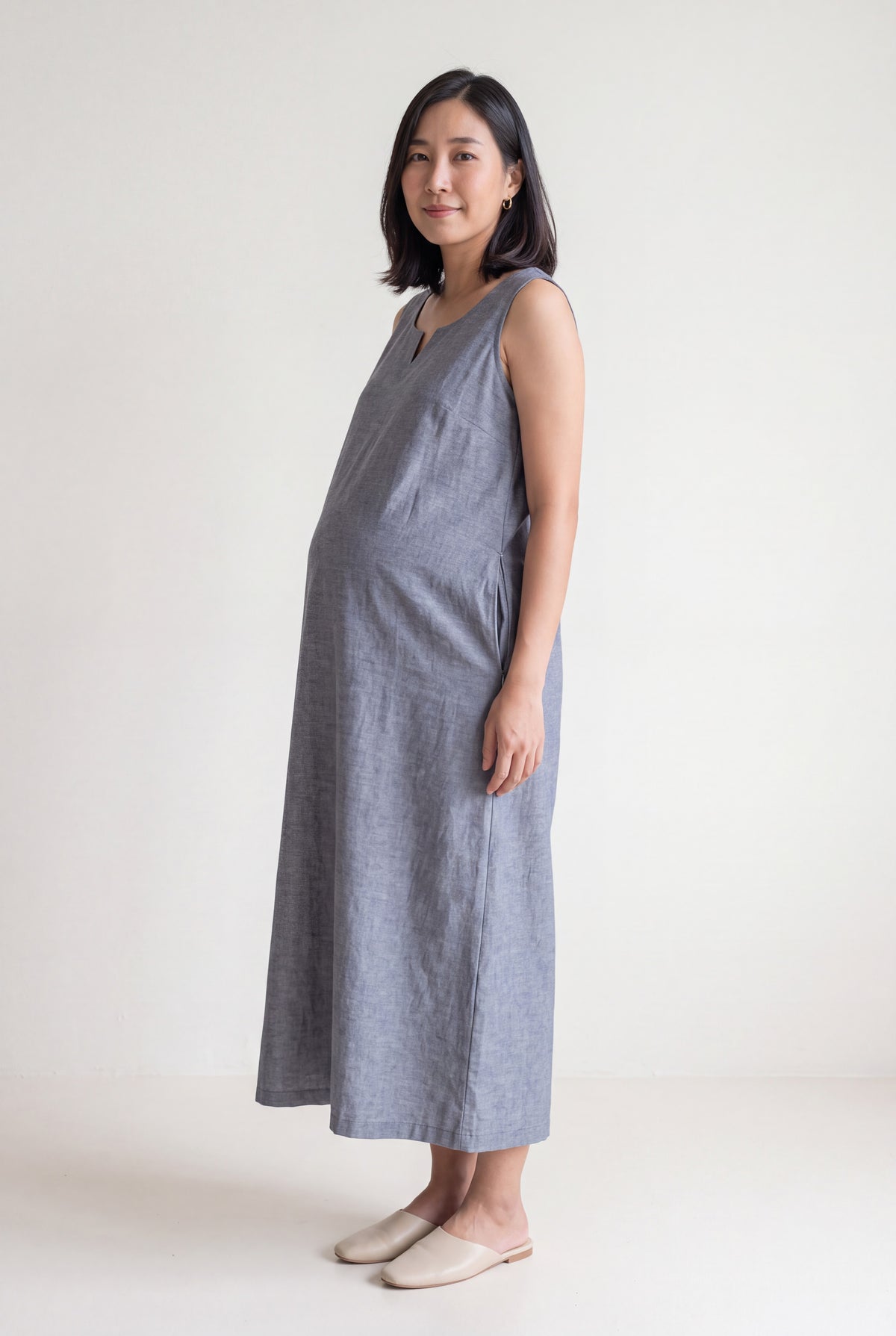 Veda Cotton Nursing Umbrella Dress