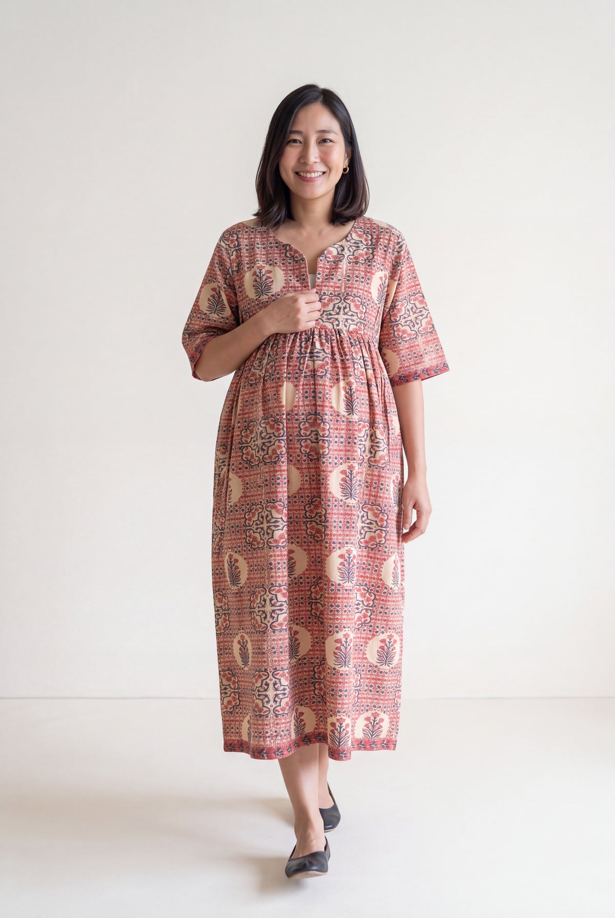 Radhikeshaya Cotton Nursing Kurti
